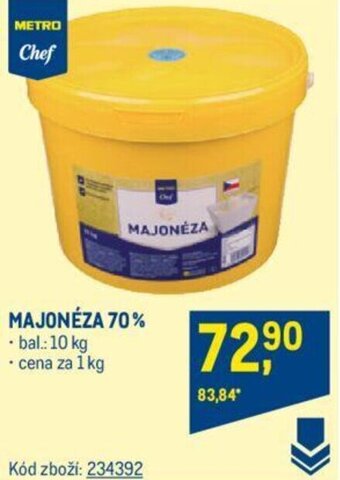 Makro MAJONÉZA 70% nabídka