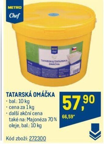 Makro TATARSKÁ OMÁČKA nabídka