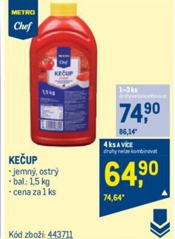 Makro KEČUP nabídka