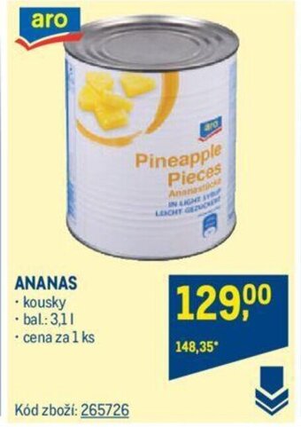 Makro ANANAS nabídka