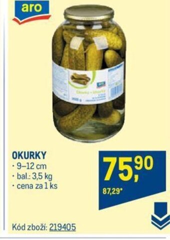 Makro OKURKY nabídka