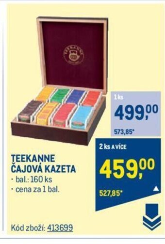 Makro TEEKANNE CAJOVA KAZETA nabídka