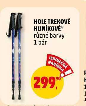 Penny Market Hole trekové hliníkové, 1 pár nabídka