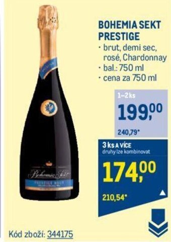 Makro BOHEMIA SEKT PRESTIGE nabídka