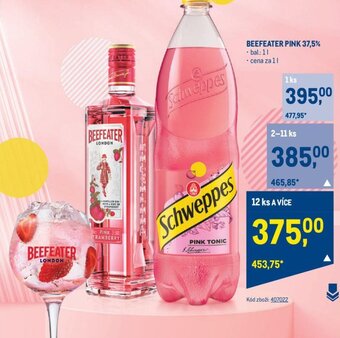 Makro BEEFEATER PINK 37,5% nabídka