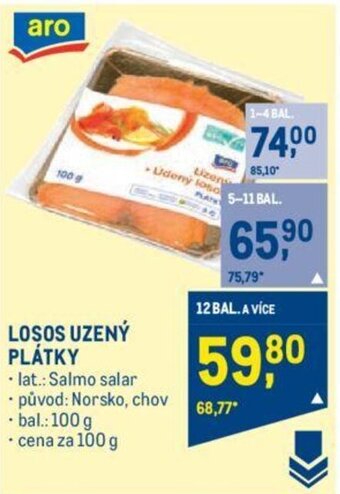 Makro LOSOS UZENÝ PLÁTKY nabídka
