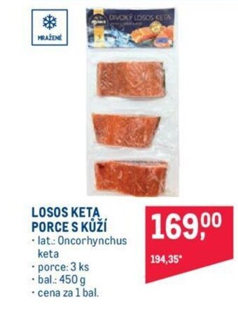 Makro LOSOS KETA PORCE S KŮŽÍ nabídka