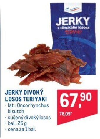 Makro JERKY DIVOKÝ LOSOS TERIYAKI nabídka
