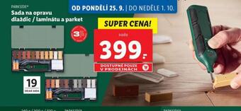Lidl Parkside sada na opravu dlaždic / laminátu a parket nabídka