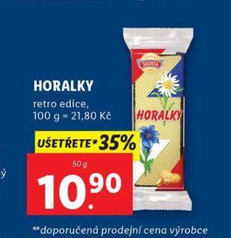 Lidl Horalky nabídka