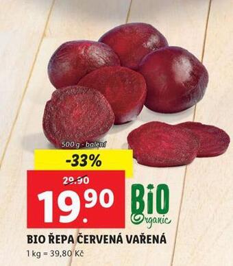 Lidl Bio řepa červená nabídka