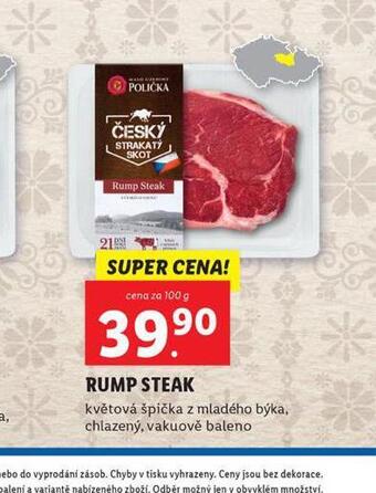 Lidl Rump steak nabídka