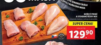 Lidl Kuřecí prsní a stehenní řízky xxl nabídka