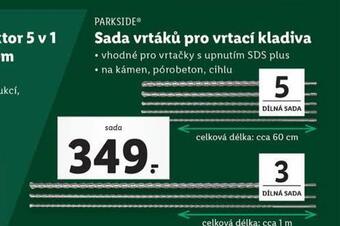 Lidl Sada vrtáků pro vrtací kladivo nabídka