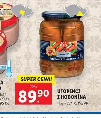 Lidl Utopenci z hodonína nabídka