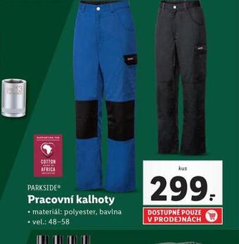 Lidl Pracovní kalhoty nabídka