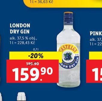 Lidl London dry gin nabídka