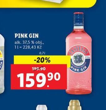 Lidl Pink gin nabídka