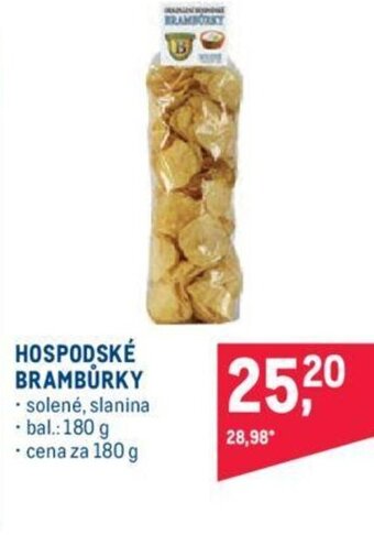 Makro HOSPODSKÉ BRAMBŮRKY nabídka
