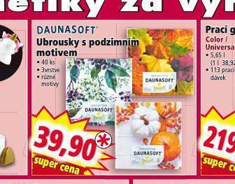 Norma Daunasoft ubrousky nabídka