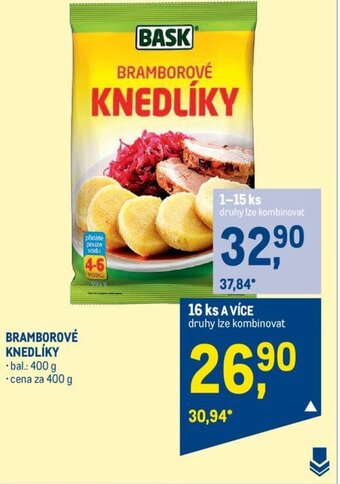 Makro BRAMBOROVÉ KNEDLÍKY nabídka