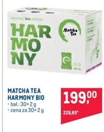 Makro MATCHA TEA HARMONY BIO nabídka