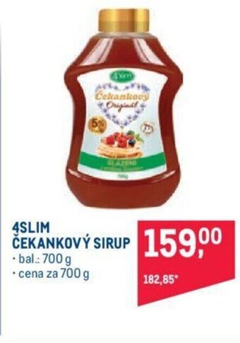 Makro 4SLIM ČEKANKOVÝ SIRUP nabídka