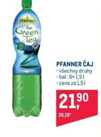 Makro PFANNER ČAJ nabídka