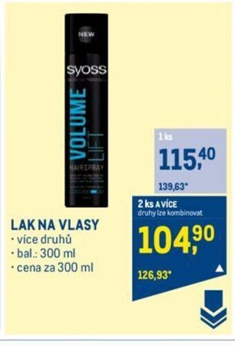 Makro LAK NA VLASY nabídka