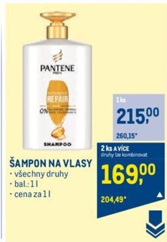 Makro ŠAMPON NA VLASY nabídka