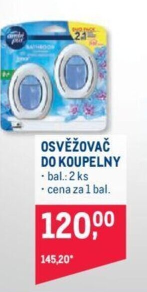 Makro OSVĚŽOVAČ DO KOUPELNY nabídka