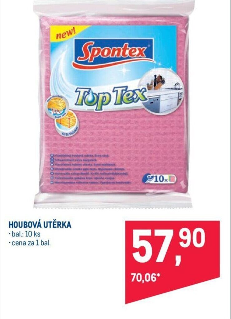 Makro Spontex HOUBOVÁ UTĚRKA nabídka