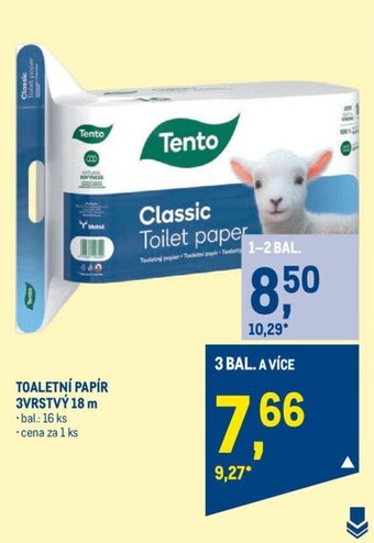 Makro TOALETNÍ PAPÍR 3VRSTVÝ nabídka