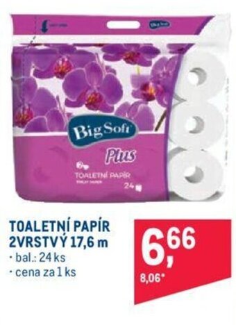 Makro TOALETNÍ PAPÍR 2VRSTVÝ 17,6 m nabídka
