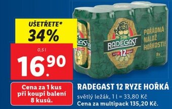 Lidl RADEGAST 12 RYZE HOŘKÁ nabídka