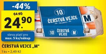 Lidl ČERSTVÁ VEJCE M nabídka
