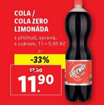 Lidl COLA / COLA ZERO LIMONÁDA nabídka