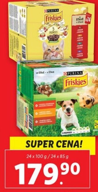 Lidl FRISKIES KAPSIČKY PRO PSY/KOČKY nabídka