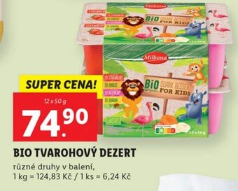 Lidl BIO TVAROHOVÝ DEZERT nabídka