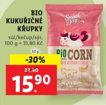 Lidl BIO KUKUŘIČNÉ KŘUPKY nabídka