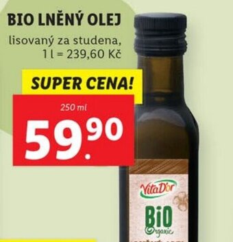 Lidl BIO LNĚNÝ OLEJ nabídka