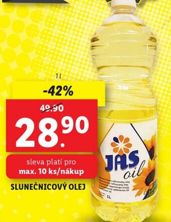 Lidl SLUNEČNICOVÝ OLEJ nabídka