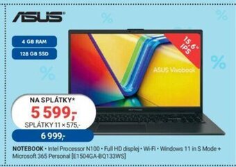 Planeo Elektro ASUS NOTEBOOK nabídka