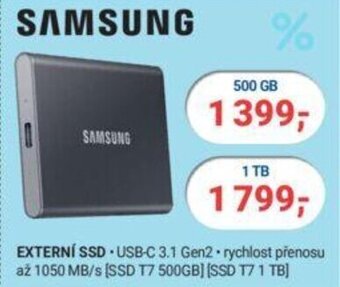 Planeo Elektro SAMSUNG EXTERNÍ SSD nabídka