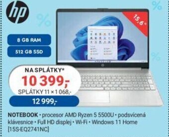 Planeo Elektro HP NOTEBOOK nabídka