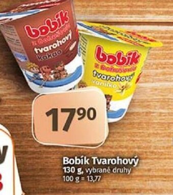 COOP TIP Bobík Tvarohový 130 g nabídka