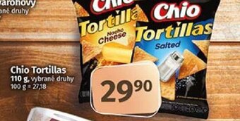 COOP TIP Chio Tortillas 110 g nabídka