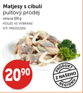 Coop Matjesy s cibulí 100g nabídka