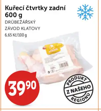 Coop Kuřecí čtvrtky zadni 600g nabídka