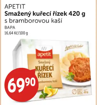 Coop Apetit Smažeý kuřecí řízek 420g nabídka